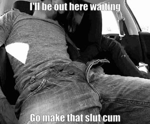 Taking my husband to my friend's real quick