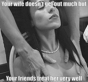 I'm glad I have friends that treat her well