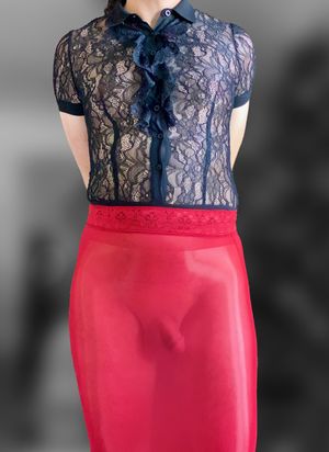 See through skirt