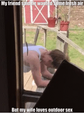 She's always available for fresh air