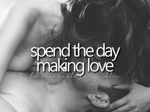 whole day making love