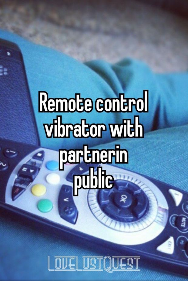 remote control vibrator