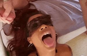 Sexy Skin Diamond gets covered in cum