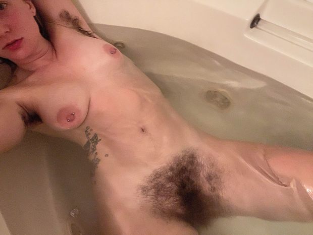 Washing her hair