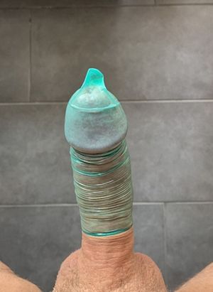 Teal Condom