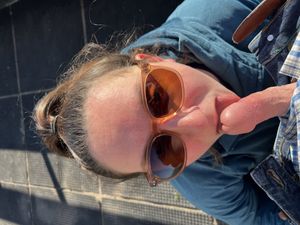 Licking the tip before swallowing my cock