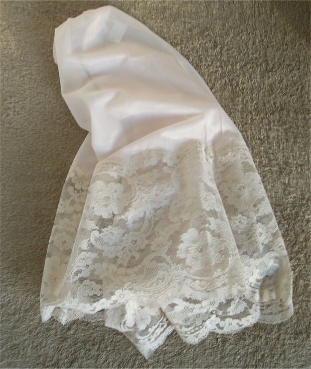 A Very Silky, Very Soft & Very Lacy Van Raalte Vintage Mini Half Slip. A Favorite!