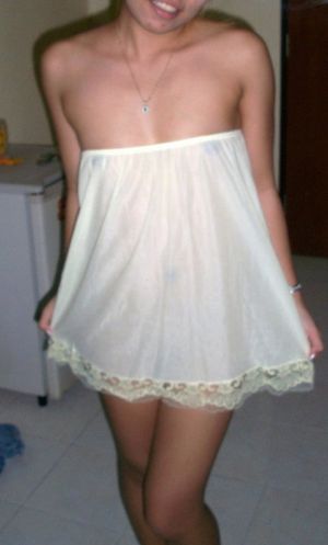 My Favorite Way for a Lady to Wear a Half Slip!
