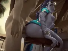 Widowmaker getting ass fucked at the bar