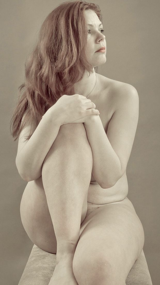 Curvy redhead milf
