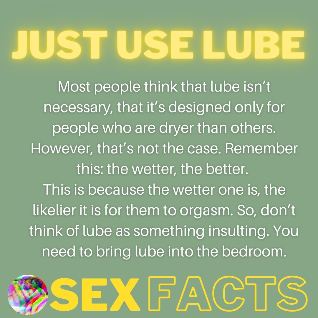 use lube
