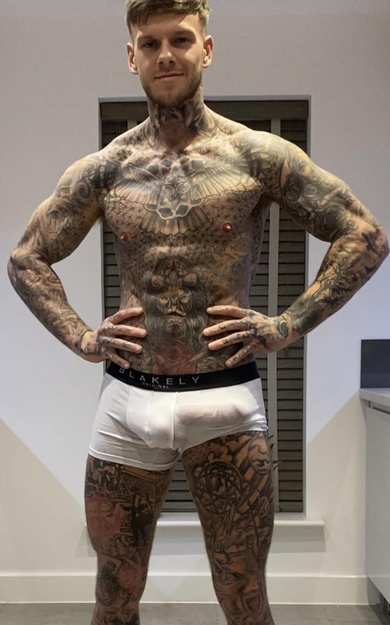 Tatted and bulging