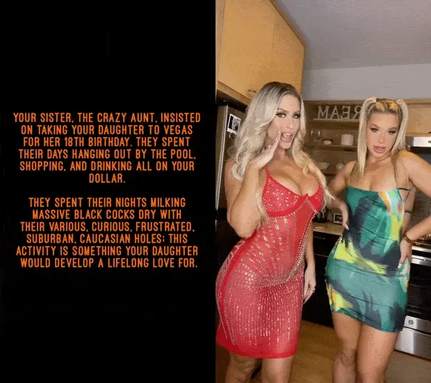 Sister turns your daughter into a BBC slut