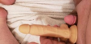 pink clitty versus dildo