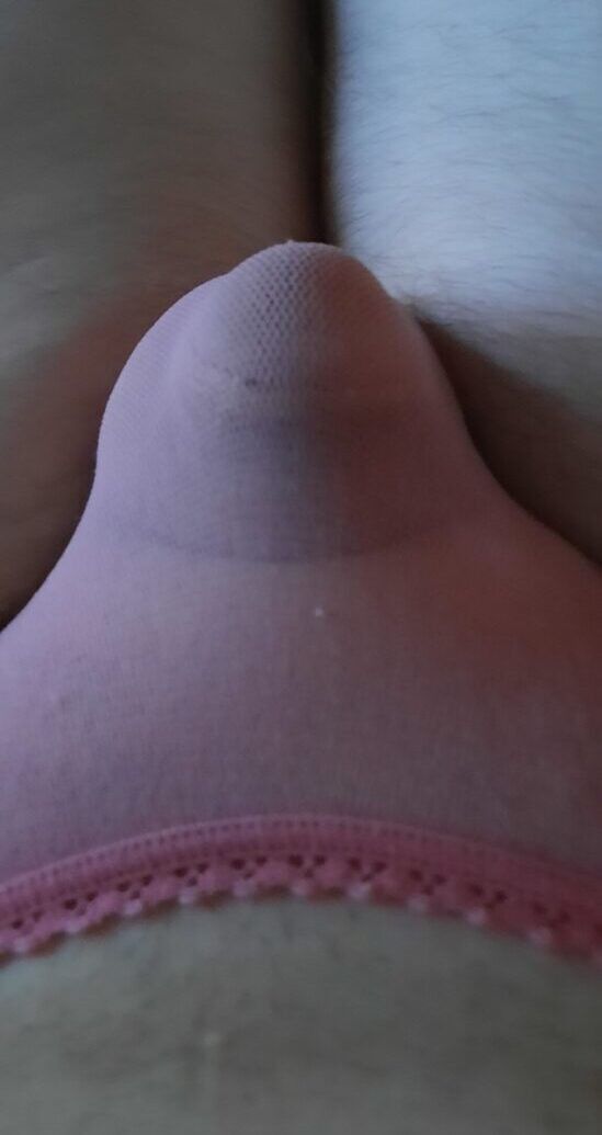 tiny sissy package in panties