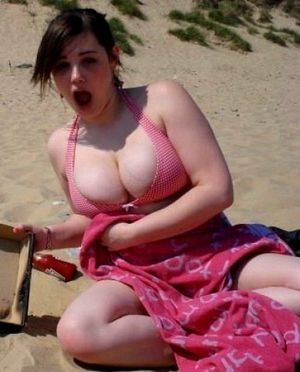 She realized she was getting a pic taken of her