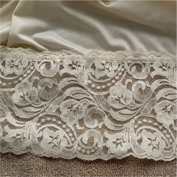 Lace Detail of a Vanity Fair "New Classic" Silky Soft Slip!