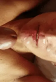 Lip-licking good cum facial