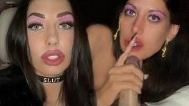 Slut girlfriends lips for cocks