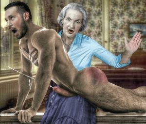 "Oh yes! I see that your beautiful body still loves Mother's touch". By Franco