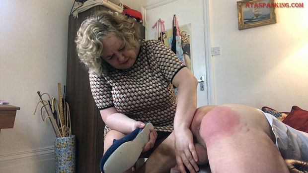 She handles his erection, just as he is on the edge of cumming on her.