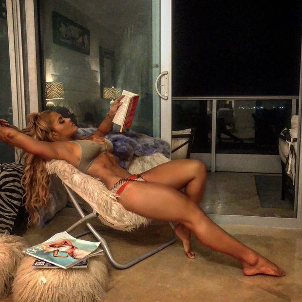 Getting her read on.