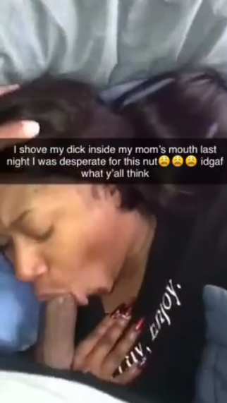 Ebony Gives Blowjob