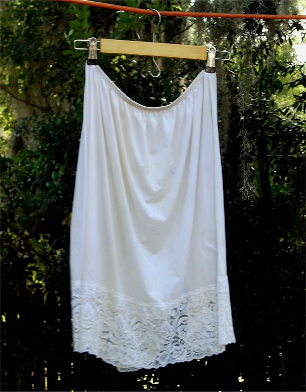 My Wet & Lacy Vanity Fair "New Classic" Silky Soft Half Slip Will Be Dry Soon!