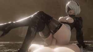 2B crossed legs