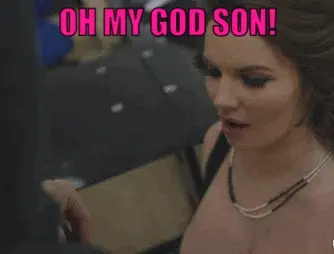 Mom wasn't expecting my BULL COCK