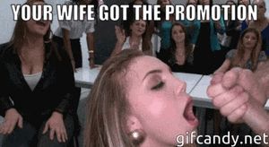 The boss made sure all the office saw her