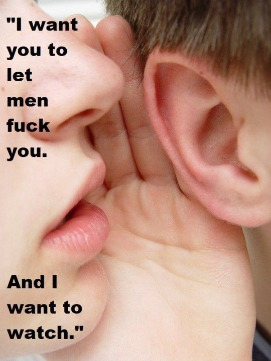 Naughty whispers.