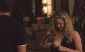 Amy Schumer with a tit flopped out