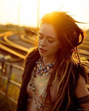 Pretty Hippie portrait