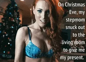 POV: getting a Christmas blowjob from my sexy stepmom