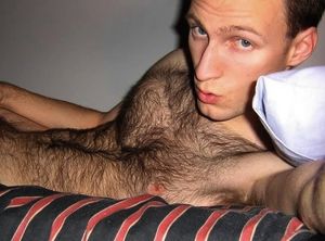 Very hairy.