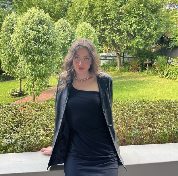 That dress looks a little tight on her