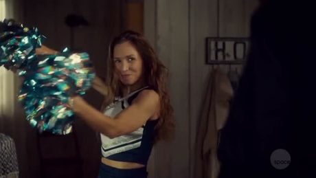 Dominique Provost sexy dancing Wynonna Earp