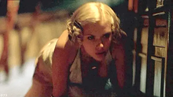 Scarlett Johansson crawling