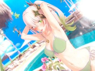 genshin impact: nahida sex with a beautiful (3d hentai)