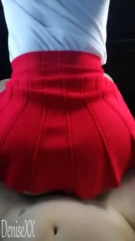 There's something about fucking her under her skirt