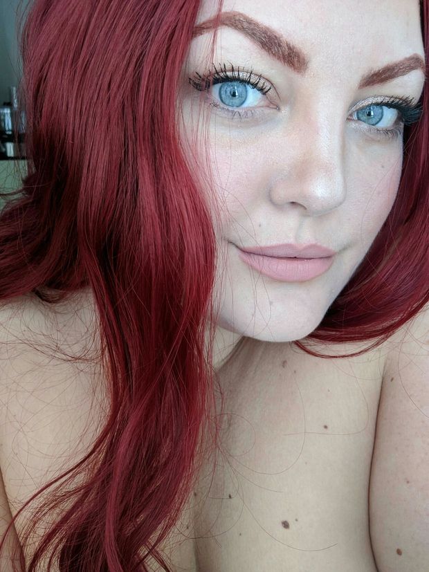 Extremely red.