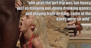 my girlfriend said one of the dares was to show me the video.