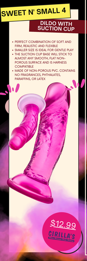 Buy Sweet N' Small 4 Dildo with Suction Cup