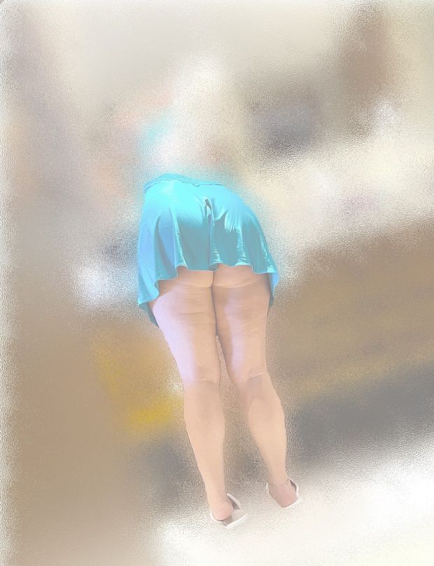 HotWife getting ready for her date in hotel room with HotWife anklet