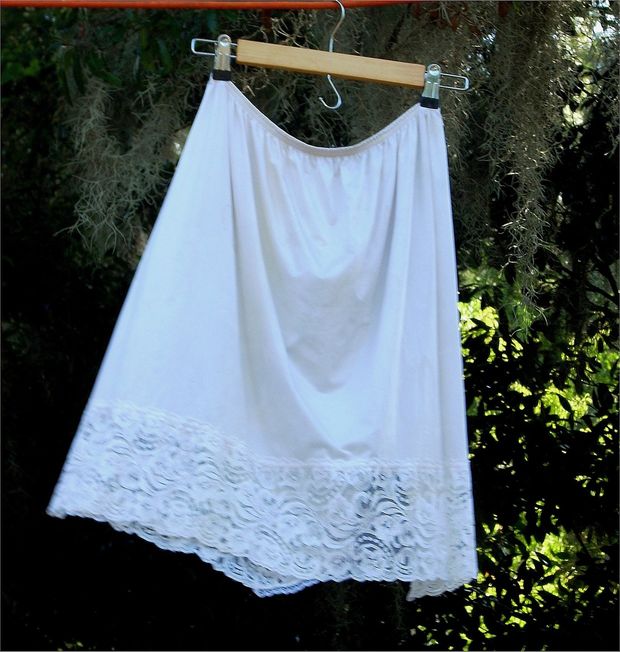 My Wet & Lacy Silky Soft Half Slip Will Be Dry Again Soon!