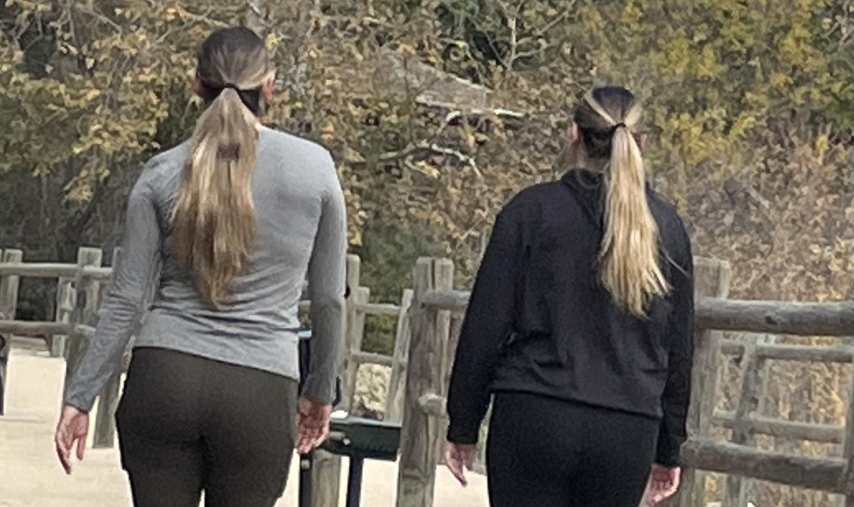 Fine asses out and about