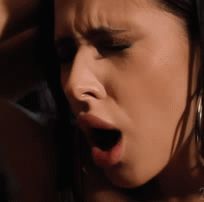 a cock is in one of her holes