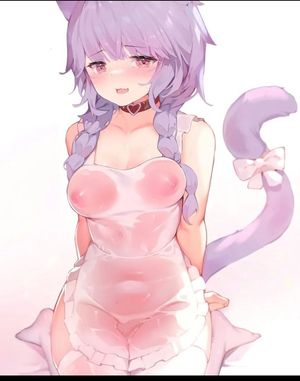 Seductive neko teen