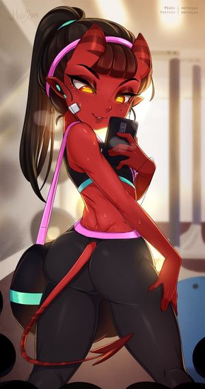 Meru teasing you at the gym